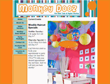 Tablet Screenshot of monkeydoozkids.com